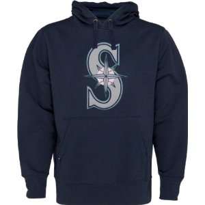  Seattle Mariners Navy Signature Hooded Sweatshirt: Sports 