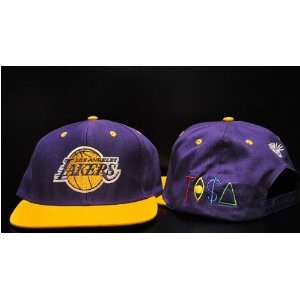  Los Angeles Lakers Tisa Snapback Hat Purple & Gold: Sports 