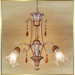  Designers Choice Chandelier, MG 8826 3D, 3 lights, Rustic 