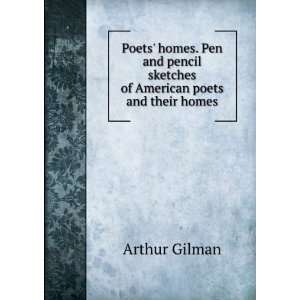  Poets homes. Pen and pencil sketches of American poets 