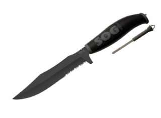 SOG Aura Fixed Blade TiNi Seal Knife AU 03  