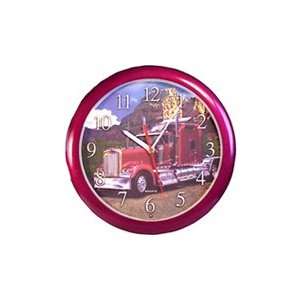    American Truck Wall Clock with Sound SS 99813: Home & Kitchen