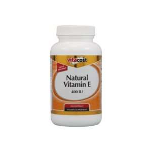  Vitacost Natural Vitamin E    400 IU   250 Softgels 