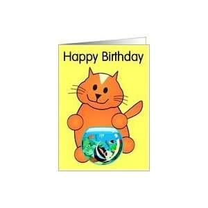  Happy Birthday Fat Cat Card: Toys & Games