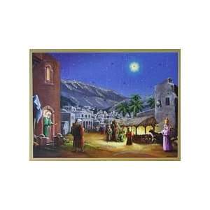  Bethlehem Manger Advent Calendar ~ Bible Verses Office 