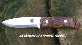 TIMBERWOLF BUSHCRAFT KNIFE BLANK   Make your own Knife  