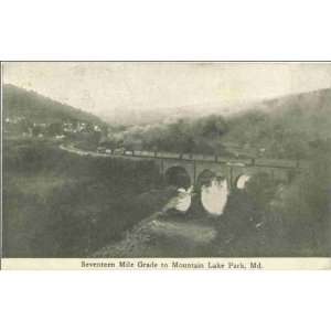  Bloomington, Maryland, ca. 1916  Seventeen Mile Grade to Mountain 