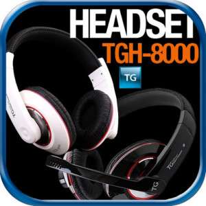 Super Bass Mutimedia Stereo Headset Headphones TGH 8000  