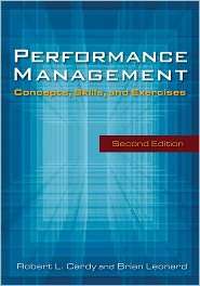 Performance Management, (0765626586), Robert Cardy, Textbooks   Barnes 