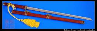 Hand Forged Clay Tempered Chinese Tang Period Dao Sword  