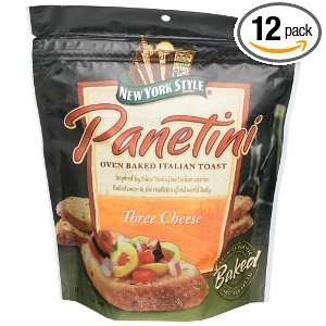 New York Style Pantetini Three Cheese, 4.75 Ounce Pouches (Pack of 12 