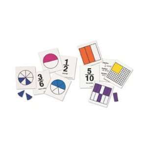  Fraction Square Flashcard Toys & Games