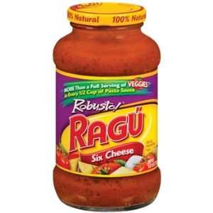 Ragu Robusto Six Cheese Spaghetti Sauce 24 oz  Grocery 