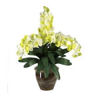 Triple Stem Vanda Orchid Silk Flower Arrangement: Home 