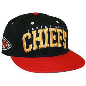  Kansas City Chiefs Big Text 2 Tone Flatbill Snapback Hat 