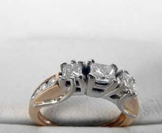   50CT PRINCESS DIAMOND ENGAGEMENT WEDDING ANNIVERSARY BAND RING  