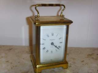 VINTAGE/ANTIQUE FRENCH DUVERDREY & BLOQUEL 8 DAY CARRIAGE CLOCK>>G 