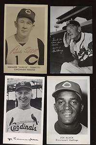 1950s Baseball Player Postcards 28 Different  