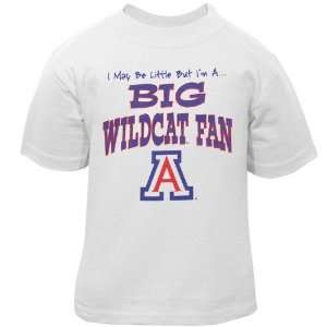 Arizona Wildcats Infant White Big Fan T shirt: Sports 