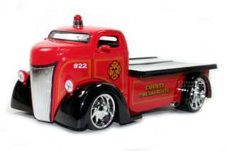 HEAT 1947 FORD COE COUNTY FIRE AND RESCUE TRUCK 1/24  