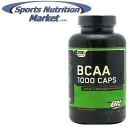 Optimum Nutrition BCAA 1000mg INTERNATIONAL SHIPPING 748927020373 