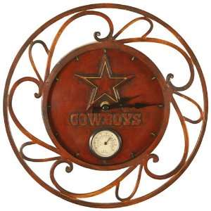   Sports America NFL0101 801 Round Clock Thermometer