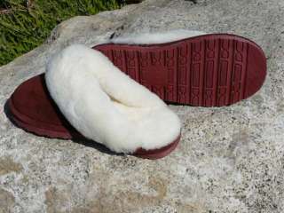 Ladies Australian Shearling Sheepskin Scuffs   6 colors  