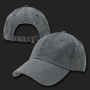  SMOKE COLOR DYED POLO CAP HAT CAPS 