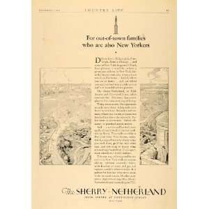  1927 Ad Sherry Netherland Apartments Hotel Renting City 