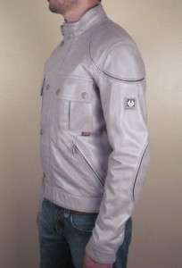 Authentic BELSTAFF Pegaso Jacket L Gray Leather NEW  