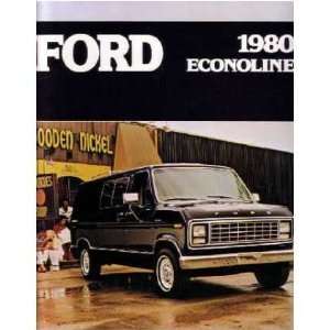    1980 FORD ECONOLINE Sales Brochure Literature Book: Automotive