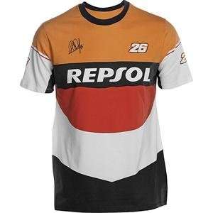   Pedrosa Race Suit T Shirt   Medium/Orange/Red/Black/White: Automotive