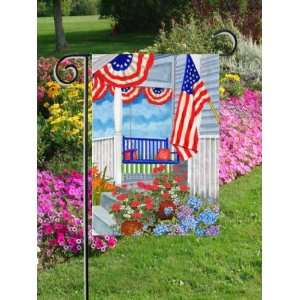  Front Porch Swing Mini Flag: Patio, Lawn & Garden