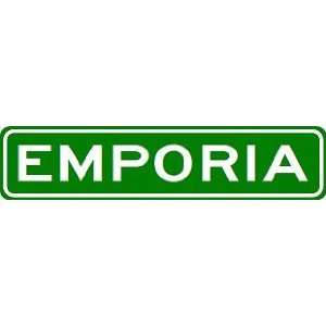  EMPORIA City Limit Sign   High Quality Aluminum: Sports 