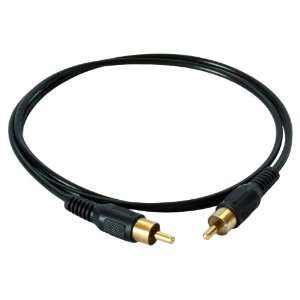  RCA Composite Male to Male Video Cable Gold Plated 3 Ft 