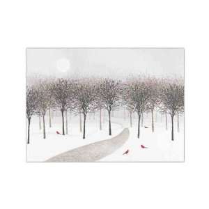  Red lined White envelope   Ink Verse Only   Holiday card 
