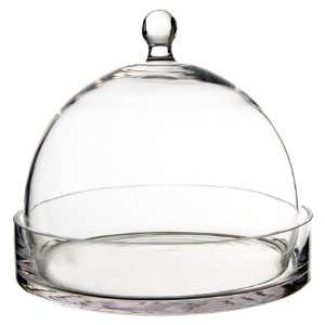 Glass Cloche with Tray, Plant Terrarium. (1 pc)