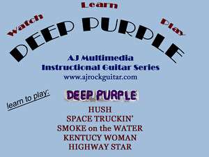 Custom Guitar Lessons, Learn Deep Purple  