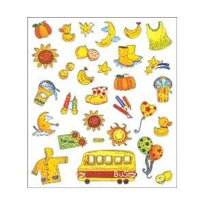   Stickers Back To School Fun; 6 Items/Order: Arts, Crafts & Sewing