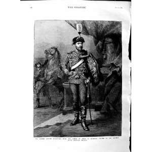    1883 PRINCE WALES HONORARY COLONEL BLUCHER HUSSARS