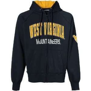  West Virginia Mountaineers Navy Blue Competition Full Zip 