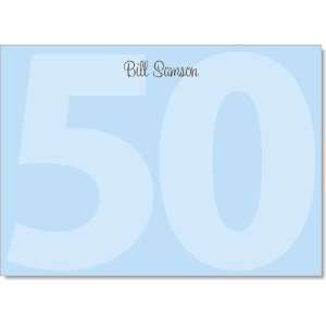    Blue 50th Birthday Party Thank You Notes: Health & Personal Care