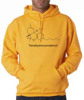 Tetrahydrocannabinol THC Weed 50/50 Pullover Hoodie  