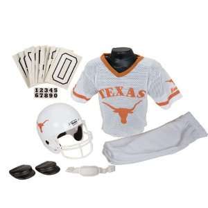 Texas Longhorns Youth Ncaa Deluxe Helmet And Uniform Set