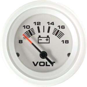  Teleflex Sportsman 2 Gauges Voltmeter 12 Volt System 