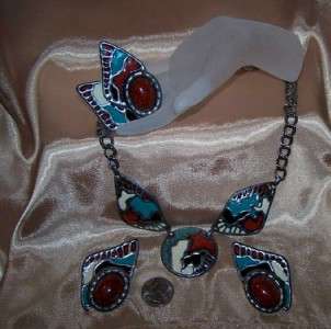 SHOW STOPPING SOUTHWEST FLAVOR VINTAGE FASHION JEWELRY  