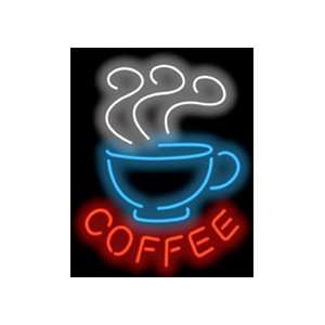  X tra Large Coffee with Cup Neon Sign 