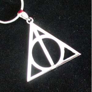  Harry Potter Deathly Hallows necklace pendant charm 925 