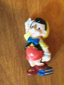 90s Disney Pinocchio w/ Books Plastic Figure EUC  