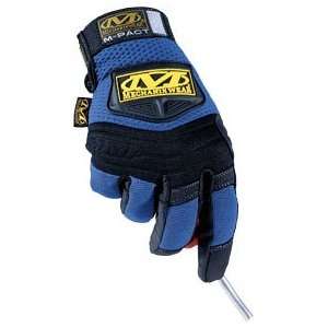   Pact Gloves , Size Md, Color Black/Blue MMP 03 009 Automotive